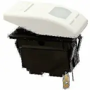 Seachoice Illuminated On/Off DPDT Rocker Switch 5 Terminal White 10991