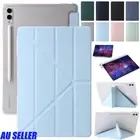 For Samsung Galaxy Tab S10 S9 FE Plus S10+ Case Leather Shockproof Folding Cover