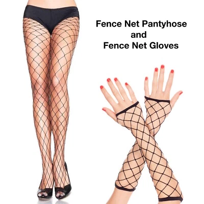 Fence Net Pantyhose & Fence Net Gauntlet Gloves