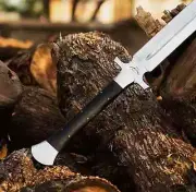 FULL TANG Handmade High Carbon Steel Hunting Sword Battle Ready With Scabbard