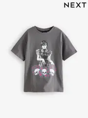 Grey Wednesday License Graphic 100% Cotton T-Shirt (8-16yrs) (AK1614) | $15 - $19