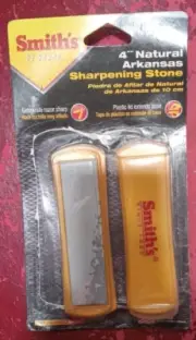 NEW - Smiths 4" Natural Arkansas Knife Sharpening Stone