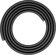 CORSAIR Hydro X Series XT Softline Mesh Tubing - Easily Cut to Length - Durable EPDM Rubber - Black