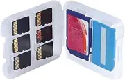 1 pc Memory Card Storage Box,Multifunctional Clear Micro SD TF SDHC MSPD Card Organizer Case Fashion Design