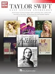 Hal Leonard 2nd Edition Taylor Swift Easy Guitar Anthology Songbook, Multicolor