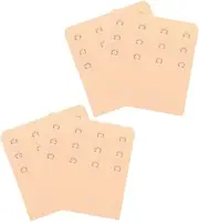 [WRITWAA] 4pcs Bra Extenders 3 Rows 4 Hooks Seamless Bra Band Extender Clips for Extra Comfort Support Women's Bra Hook Extensions