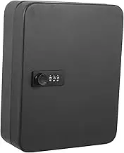 Gatuida 1Set Wall Mounted Key Box with Code Lock Slot Key Management Cabinet for Home Office Key Organizer for Secure Storage
