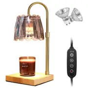 Candle Warmer Lamp with Timer & Dimmer, Adjustable Height Candle Warmer for J...