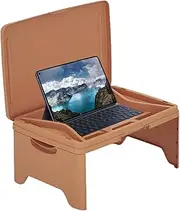 Folding Car Lap Desk - Portable Car Seat Table Tray | Multifunctional Couch Food Tray | Folding Lap Laptop Table with Easy Folding, Extra Storage Space | Convenient Bed Desk for Laptop and Writing