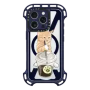 iPhone 16 Pro Ultra Bounce Case MagSafe Compatible coffee catto