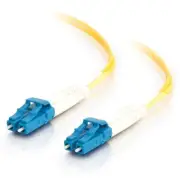15 PACK LOT 3m LC-LC Duplex 9/125 OS2 Singlemode Fiber Cable Yellow OFNR 10FT