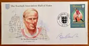 Football Association Hall Of Fame FDC- Sir Bobby Charlton Signed Own Cover- RARE
