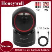 Honeywell HF680 Hand-free USB Desktop Area-imaging 1D 2D Barcode Scanner Black