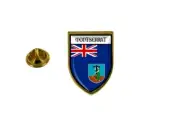 pins pin's flag national badge backpack hat shield world montserrat