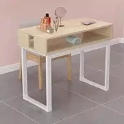 PP-Kic Manicure Table Nail Desk, Women's Manicure Table, Manicure Table for Manicurists, Modern Multi-Purpose Table, Nail Makeup Equipment,Brown