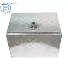 24" Aluminum Underbody Tool Box For Pickup Trailer Truck RV Storage Lock&Key