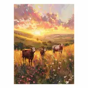 In The Field Canvas Print