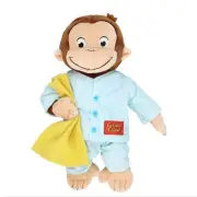 PREFERRED Curious George in Pajamas Monkey Stuffed Animal Plush Toys Soft Cut...