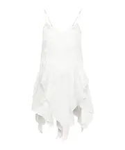 fringed cotton tank top IT40 White