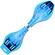 Comeon RipStik Caster Board Skateboard, Compact and Lightweight rip Stick Skateboard with 360-degree Casters and Illuminating Wheels, for Kids 8+