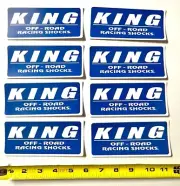 8 KING OFF ROAD RACING SHOCKS DECALS STICKERS utv overland terrain adventure atv