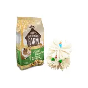 Tiny Friends Farm Hazel Hamster with A&E Star Flower Toy Bundle for Small Animal