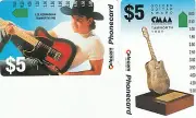 Phonecard Australia $5 Lee Kernaghan Tamworth 1994 pair limited edition, mint