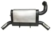 Starting Line Slip-On Exhaust Natural Stainless 09-116 Polaris RZR 900/RZR S 900