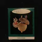 keepsake ornaments hallmark miniature grandma chipmunk cookie Jar 1983