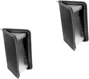 NUOBESTY 2pcs Bills Organiser Folder Accordion File Organizer Zipper for Documents Receipt Folder