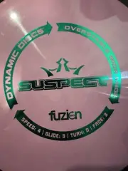 NEW Dynamic discs Fuzion Suspect. Purple. 9/10. Never Thrown. Midrange 174g