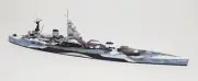 Neptun T1102 British Battleship Rodney Camouflaged 1/1250 Scale Model Ship
