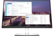 HP E23 G4 FHD 1920 x 180 60 Hz IPS 23" 16:9 Edge Lit Monitor HDMI VGA DP USB Hub