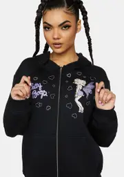 [Minga] X Betty Boop Hoodie Jacket