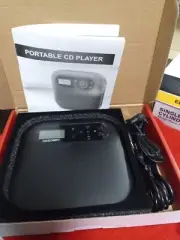 Desobry CD Player Portable Bluetooth CD Player with Speakers Rechargeable LCD