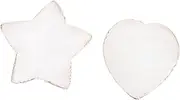 Baluue Nail Art Palette Display Boards 2pcs Resin Nail Art Manicure Display Frames Photography