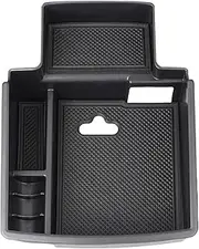 GUERBEIS Armrest Storage Box Fit For Q5 2009-2017 Center Console Bin Glove Tray Holder Case Car Organizer 2010 2011 2012 2013 2014 2015 Vehicle Console storage box unit