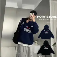 在飛比找蝦皮購物優惠-【PORY STORE】實拍 韓國 SPEED 賽車風 刷毛