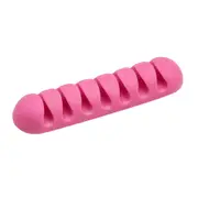 7Holes Silicone Cable Winder USB Cable Organizer Wire Winder Cable Management Clips for Mouse Headphone Earphone Cable Holder