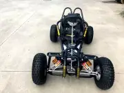 9HP 270CC GO KART SINGLE SEAT ADULT BUGGY QUAD ATV SUSPENSION WET CLUTCH BLACK
