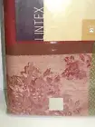 Lintex Tablecloth ~ Harvest Bouquet Red Orange Green ~ 60" x 84" Rectang NEW