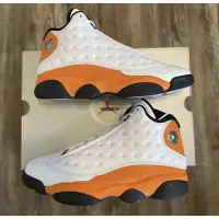 在飛比找Yahoo!奇摩拍賣優惠-【正品】Air Jordan 13 Starfish 白橘 