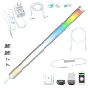 Smart Under Cabinet Lights, LED Light Bar, White & RGB Multi Color Changing C...