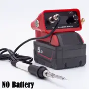 Cordless OLED T12 Soldering Iron Station for Milwaukee 18V Lithium Battery Solde