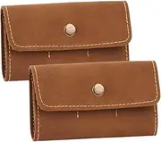LIFKICH Memory Card Storage Box Case Holder 2pcs Card Organizer Retro Design for Computer Memory Cards Sturdy Easy to Use