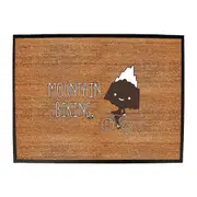 Mountain Biking - Funny Novelty Doormat Man Cave Floor mat