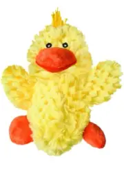 KONG Plush SMALL Low Stuffing Squeak Duck Dog Toy