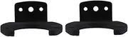 Didiseaon 2 PCS Microphone Wall Hangers Black Wall Mount Bracket for Mic Storage Space Saving Holder for Home Ktv Use Easy Installation and Durable Design