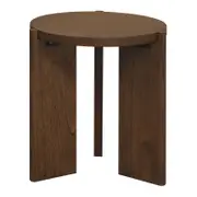 Apollo Round Side Table (Walnut)