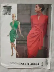 VOGUE Womens Sewing Pattern TOM & LINDA PLATT #2568, Size 12 14 Vintage Dress